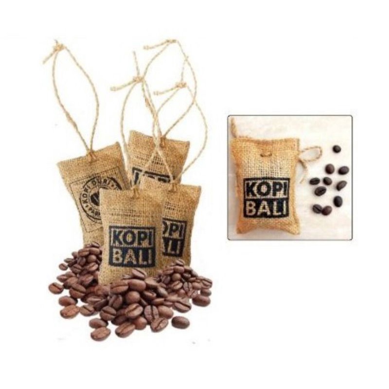 PENGHARUM PEWANGI GANTUNGAN MOBIL BIJI KOPI BALI / PEWANGI RUANGAN AROMA COFFEE