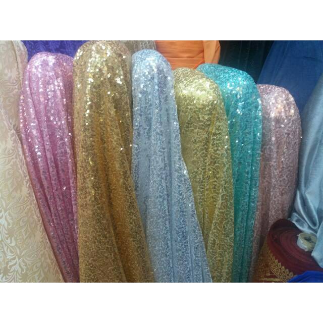  Kain  sequin Kain  squin Kain  seribu payet Kain  sequin 