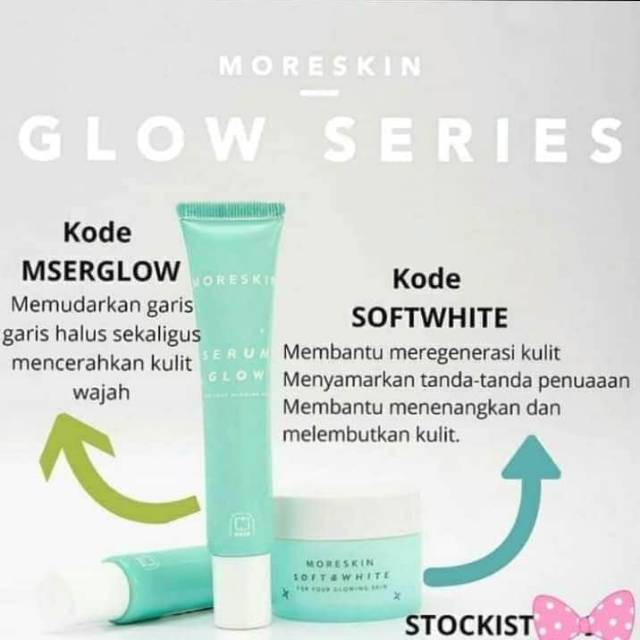 COD PAKET MORESKIN GLOWING ( MORESKIN SOFT&WHITE + MORESKIN SERUM GLOW ) NASA / SOFTWHITE NASA