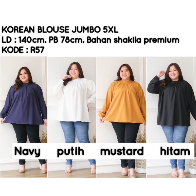 Ld 140cm blouse super jumbo