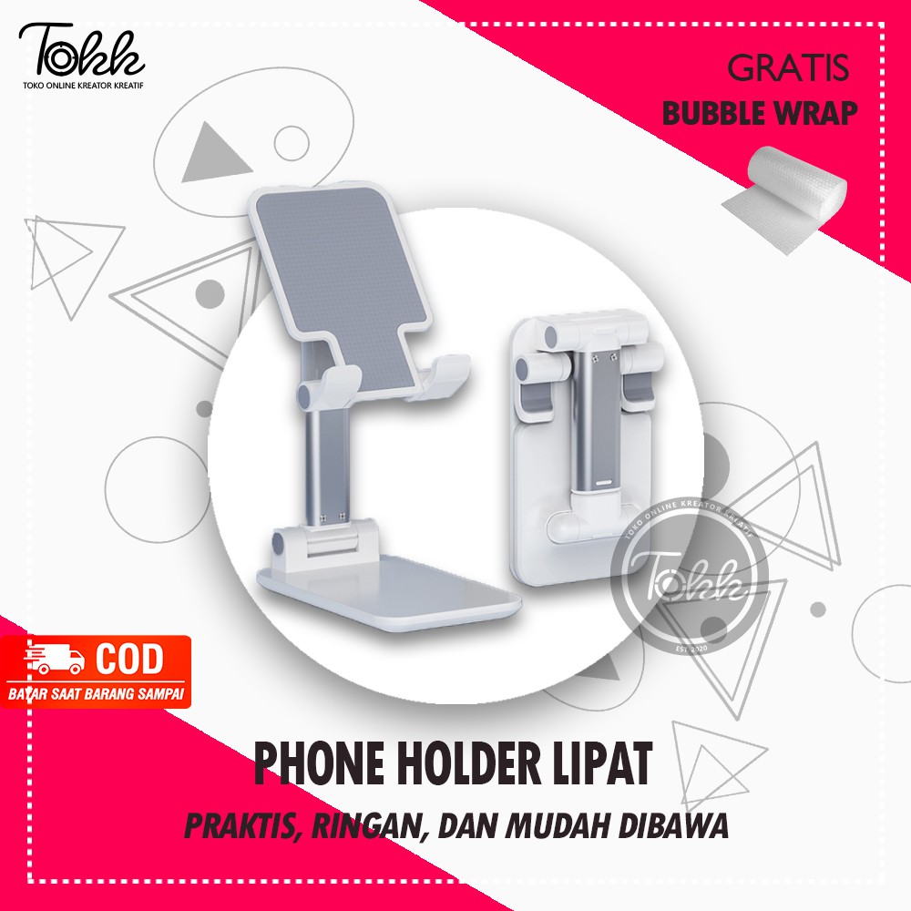 [PROMO] Foldable Phone Holder Stand HP/Ipad Dudukan HP/Ipad