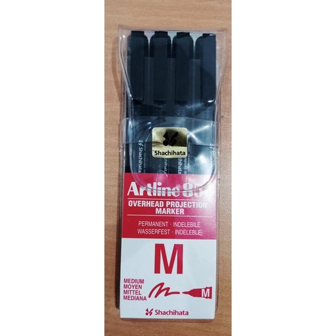 

Aman Spidol Artline Permanent Ohp Overhead Projection Marker Set 4W Ek-854 Terbatas