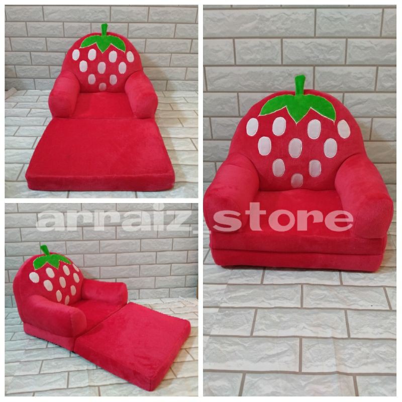 sofa anak/sofa lipat anak/sofa lipat karakter/sofa boneka/kado ulang tahun