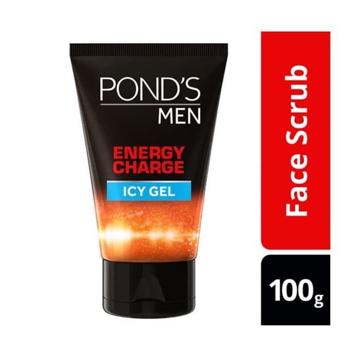 Pond's Men Energy Charge Icy Gel Facial Scrub 100g