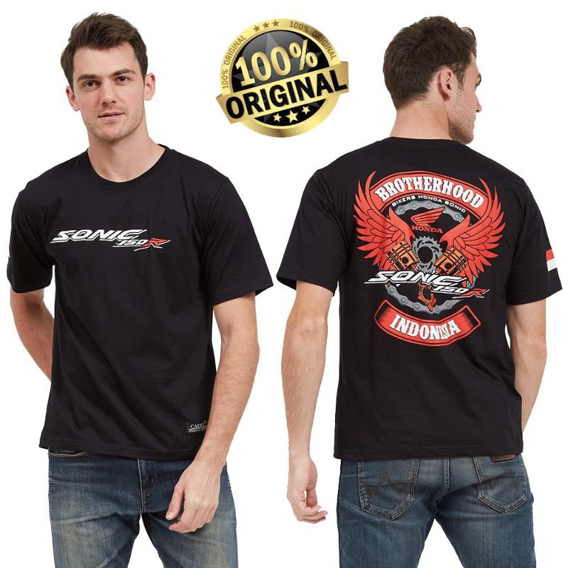 Kaos motor Honda Sonic T-shirt distro honda sonic Baku Bikers Honda sonic