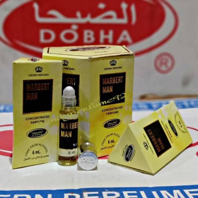 Minyak Wangi Parfum ARAB DOBHA 6ml roll On Non Alkohol Aroma MARBERT MAN