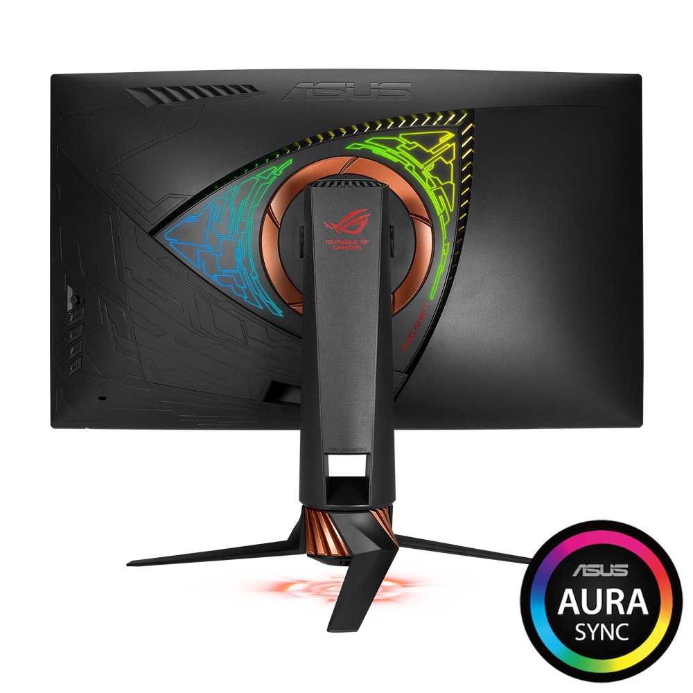 ASUS ROG Swift PG27VQ Curved Gaming Monitor 27 inch 2K WQHD (2560x1440), overclockable 165Hz, 1ms