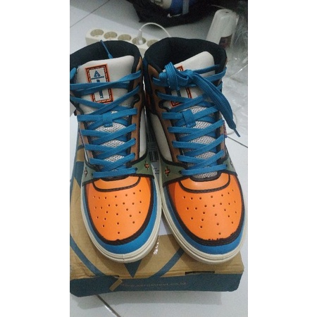 sepatu aerostreet 2d reborn biru size 41