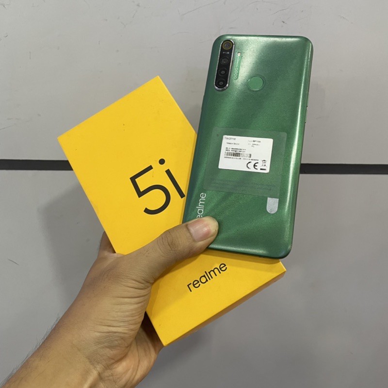 realme 5i 4/64gb second bekas pakai fullset