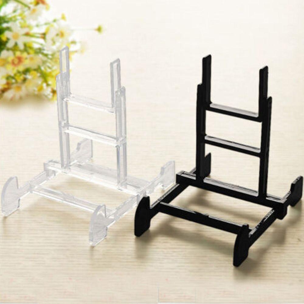 R-flower 5pcs Easel Stand New Portable Transparan Piring Besar