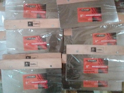 Kape Gypsum Kayu 8inch - Side Scraper 8 Inch Camel Mgj