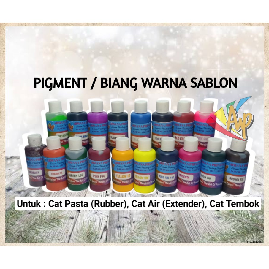 

Pigment Biang Warna Sablon 100 Gram