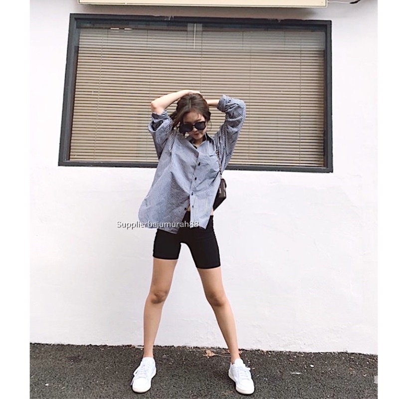 Lookatmeofficial • Celana Pendek Sport Wanita Import Biker Short Pants