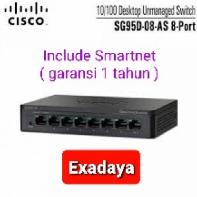 Cisco Sg95D-08-As , 8 Port Gigabit Desktop Switch