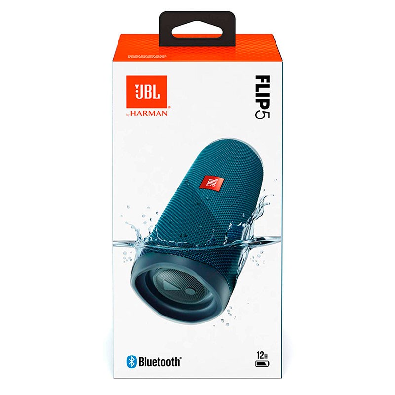 JBL Flip 5 Waterproof Portable Bluetooth Speaker - ORIGINAL-Biru