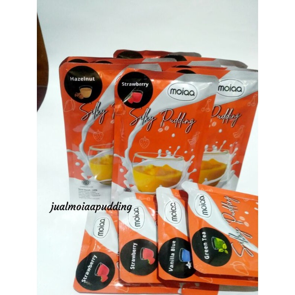 

Silky Puding Moiaa 10pcs Paket 100gr Hemat Bubuk Pudding Enak Lembut Halal Bergizi murah