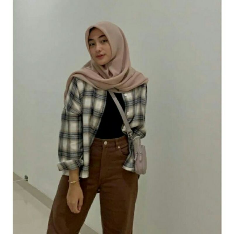 Kemeja Tartan Flanel