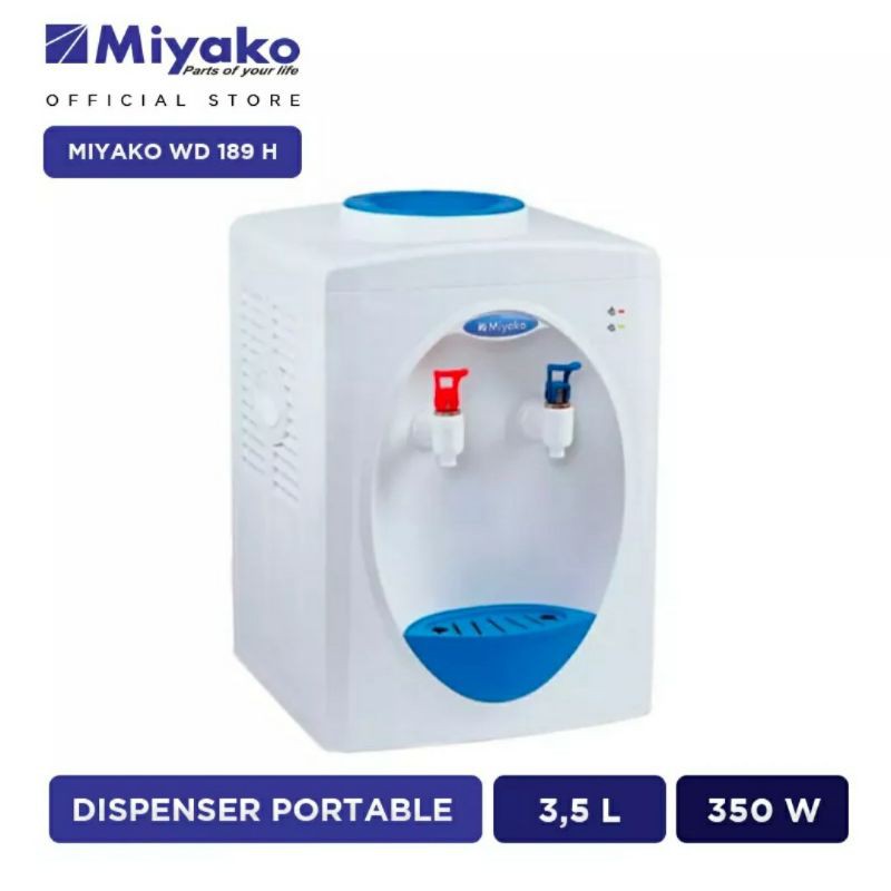 Dispenser Miyako WD 189 H Hot &amp; Normal Dispenser Air Miyako 189H Dispenser Galon Atas Miyako