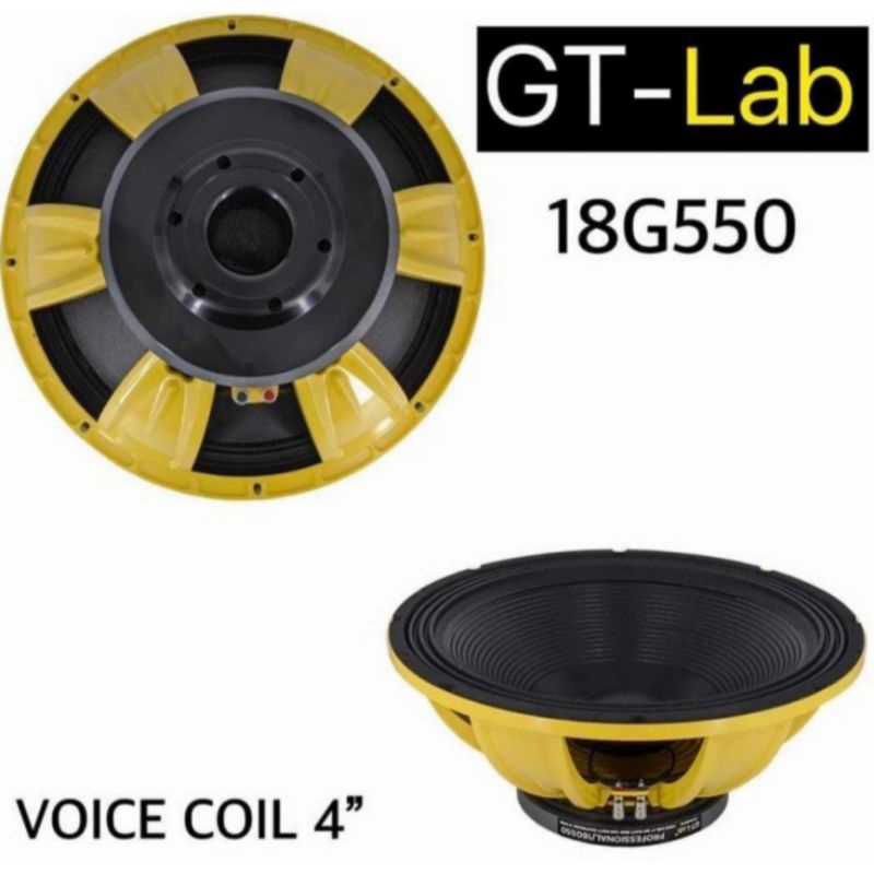 GROSIR SPEAKER COMPONENT GT LAB 18G550 18 INCH 1200 WATT
