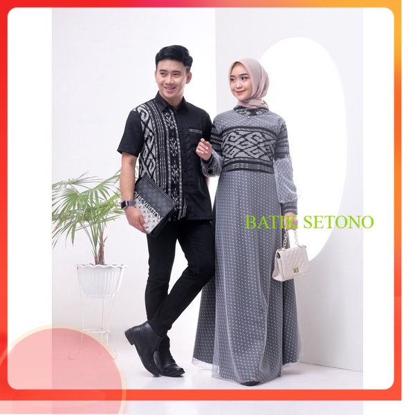 COUPLE TENUN SOFIA BATIK KAMPUS COUPLE LEBARAN COUPLE KONDANGAN