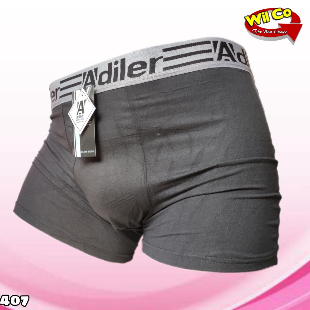 K407 - CELANA DALAM PRIA BOXER ADILER SIZE M - XXXL HARGA PER 1 PCS