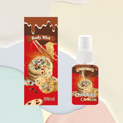 Kanzo - Parfum Body Mist Chookies Cookie 30ml Premium / Body Mist Chookies Cookie 30ml / Body Mist Chookies 30ml Unisex