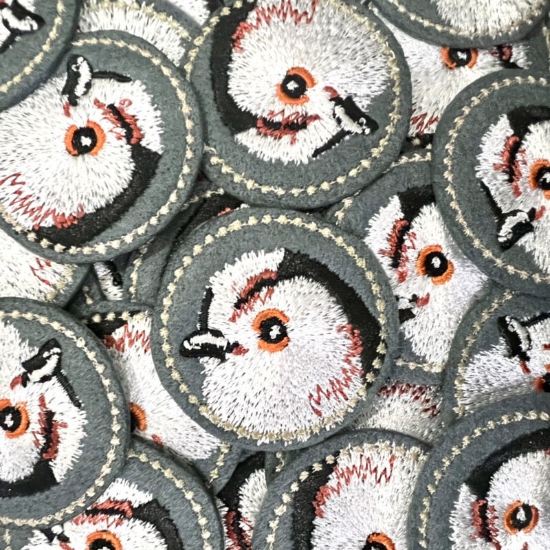 Patch Bordir Animal, Burung, Kelinci