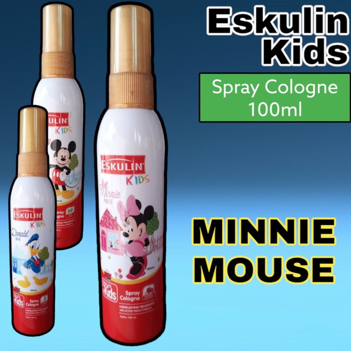 Eskulin Kids Spray Cologne 100ml / Minyak Wangi Anak / Parfum Baby [Z]