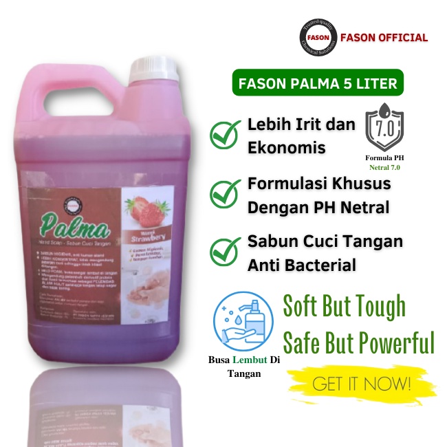 Fason Palma Sabun Cuci Tangan Dengan Sanitizer 5liter