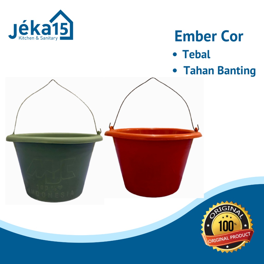 EMBER COR PLASTIK / EMBER COR KECIL / EMBER COR KUAT / ORANGE&amp;HIJAU