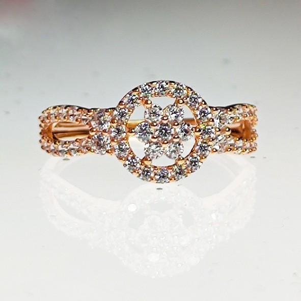 Cincin Emas 375 berat 1,28 gram
