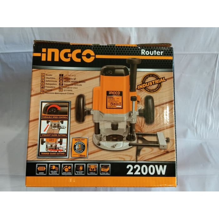 Mesin Router Heavy Duty Industrial INGCO tipe RT22001