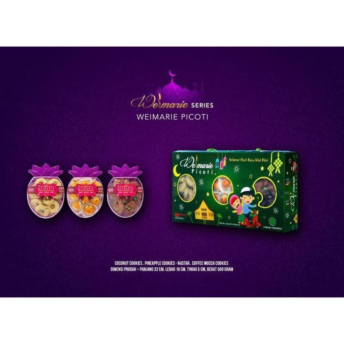 

Murah Paket Kue Lebaran Kue Kering Lebaran Merk Weimarie Picoti (Halal)