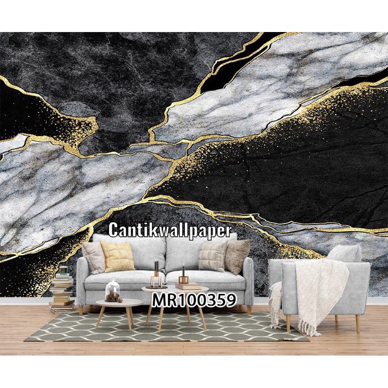 Photowall Mural 3D Wallpaper Mural Marble Marmer Natural