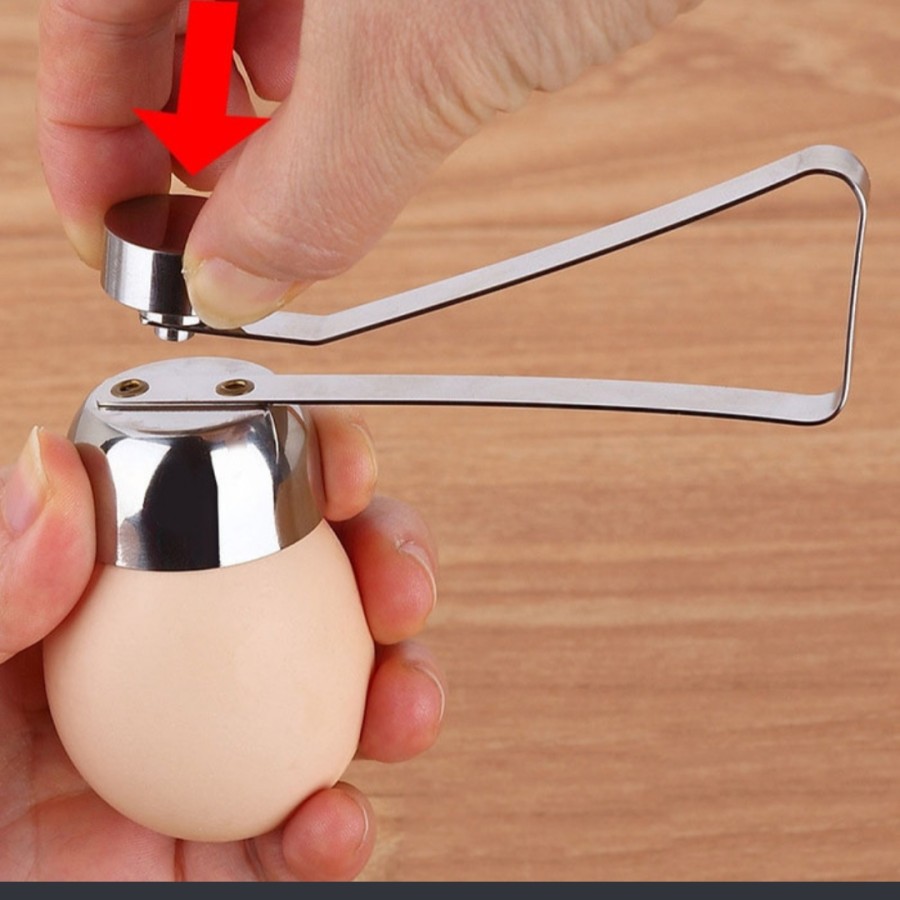 Egg topper cutter shell alat pemecah telur hiasan alat masak dapur