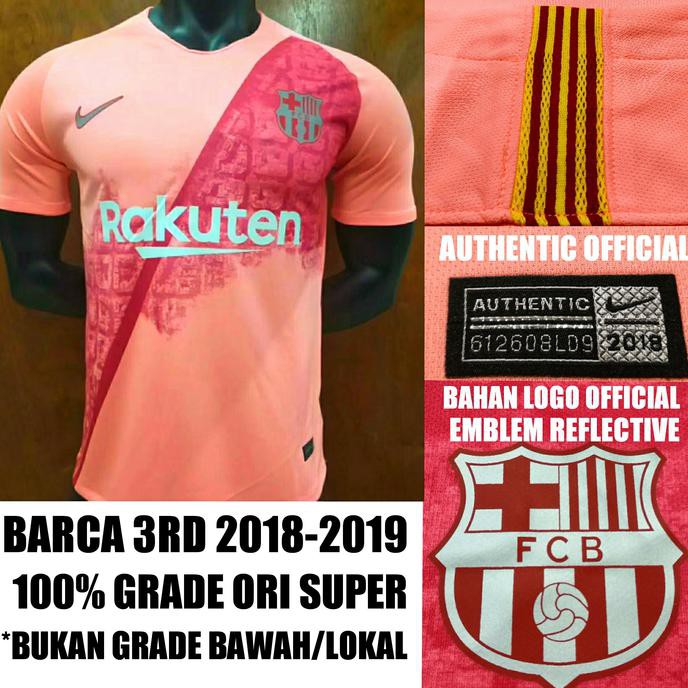 PR00M00 JERSEY BARCA 3RD 2018-2019 GRADE ORI MURAH