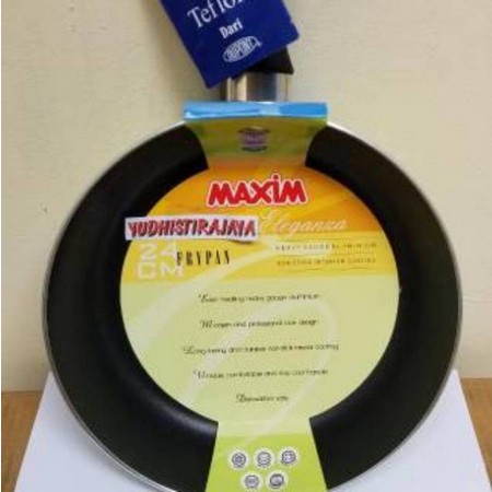 Maxim Eleganza 24cm Wajan Teflon Anti Lengket Original
