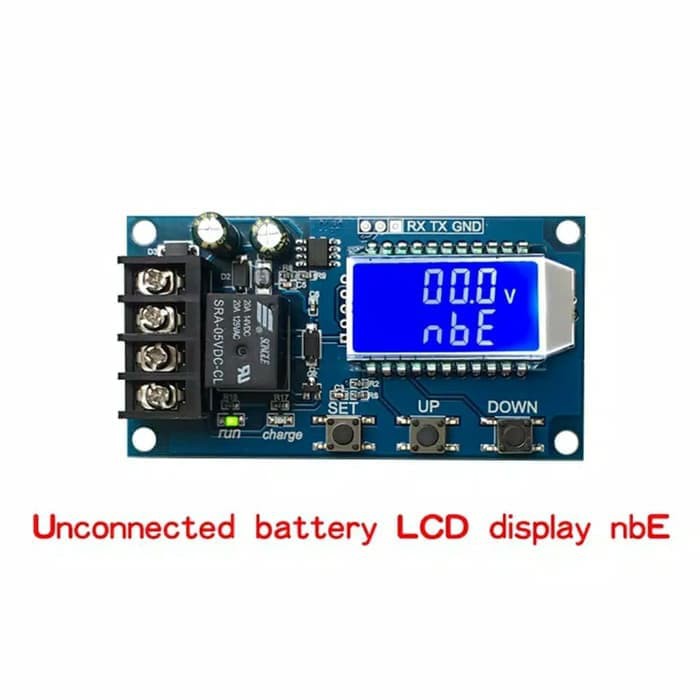 Modul Charger Aki Digital LCD Display Otomatis Cut Off 10A DC6-60V