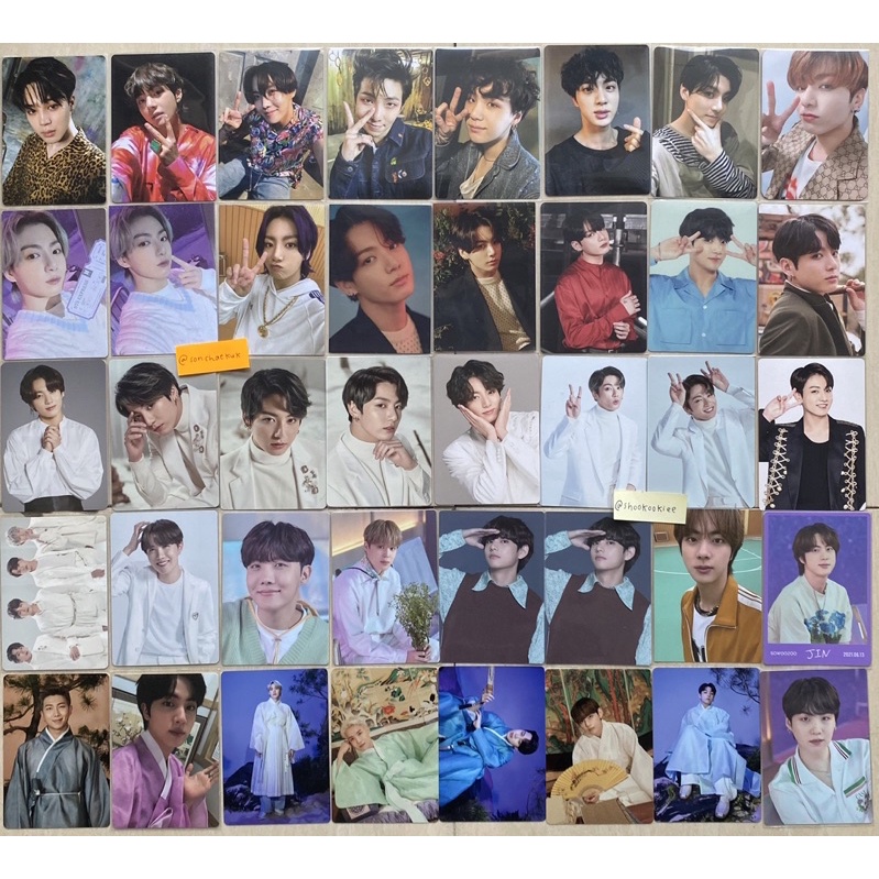 BTS MPC MINI PHOTOCARD jungkook lys sys swz tour mots ab army bomb pajama cardi