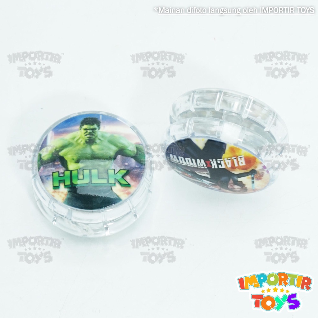 Yoyo Aneka Karakter Hulk Spiderman Cars Avengers Mainan Tradisional Anak