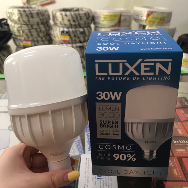 LUXEN LAMPU LED BOHLAM CAPSULE 30 WATT KUNING / PUTIH