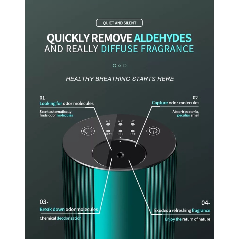 PROMISE PR-27BN - Multifunction Waterless Nebulizer Aroma Diffuser