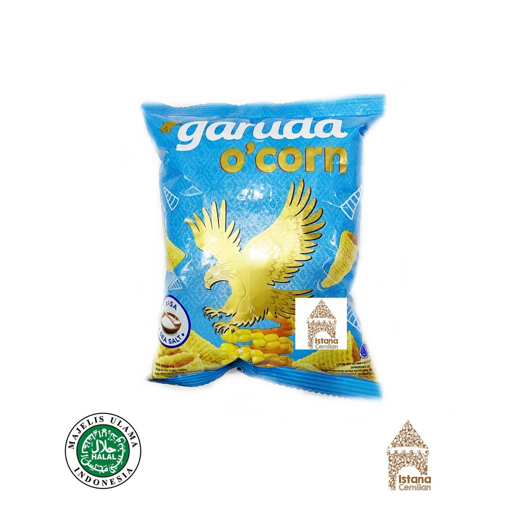 Garuda O'Corn / O Corn Snack Sea Salt 21 Gram