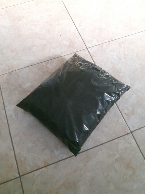 1 Pack (50 Lbr) Kresek Jumbo Tas Plastik Hdpe Merah/putih 35