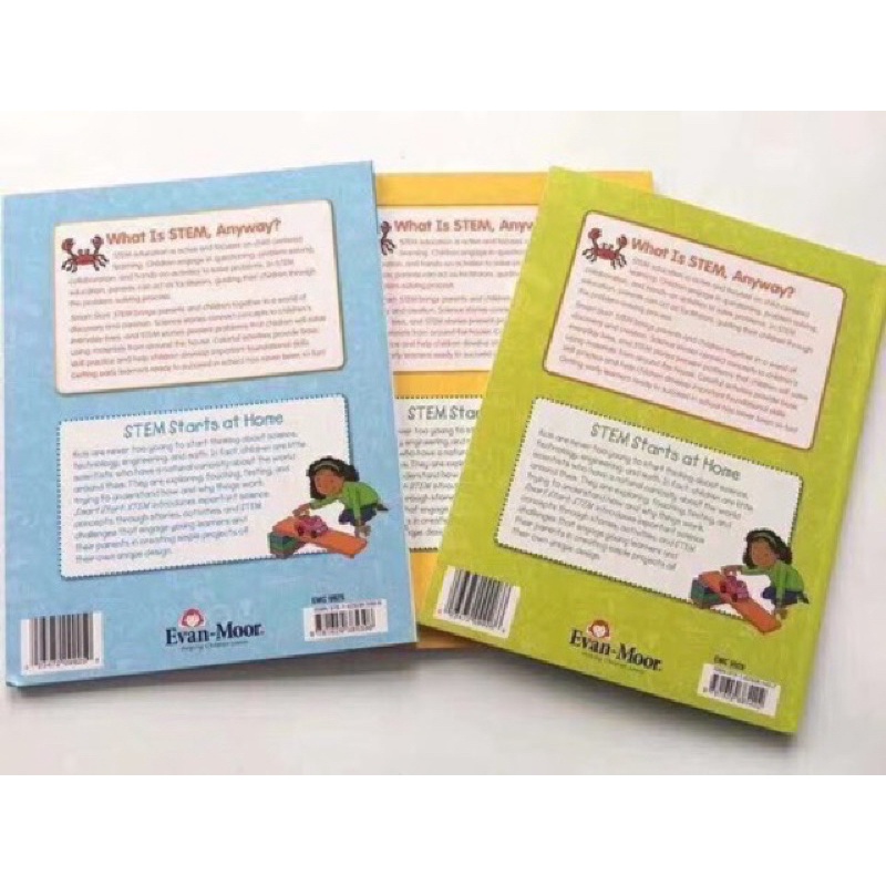 Evan moor smart start stem workbook - activity book 1 set 3 books