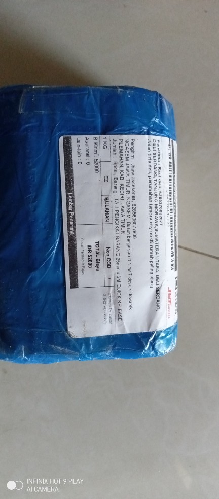 Tali Pengikat Barang 25mm X 5m Quick Release Cargo Strap 1 Inci Tie Down 5meter Lashing Murah 1x5m