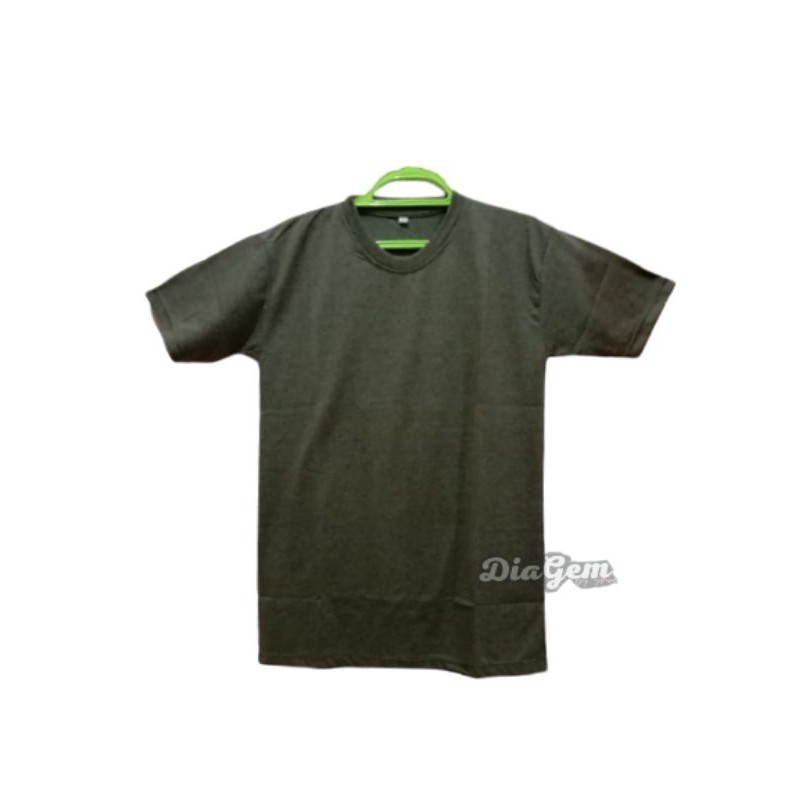kaos polos abu tua/ kaos oblong abu tua