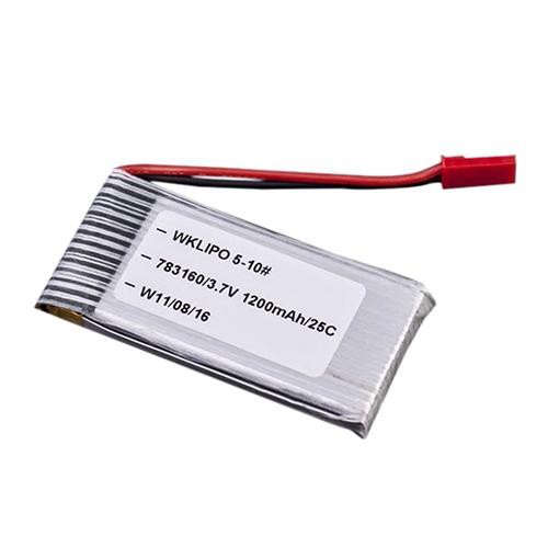 3.7V 1200mAh 25C Lipo Battery  RC Walkera WKLIPO-5#10 5G4Q3 SYMA S006 Terlaris