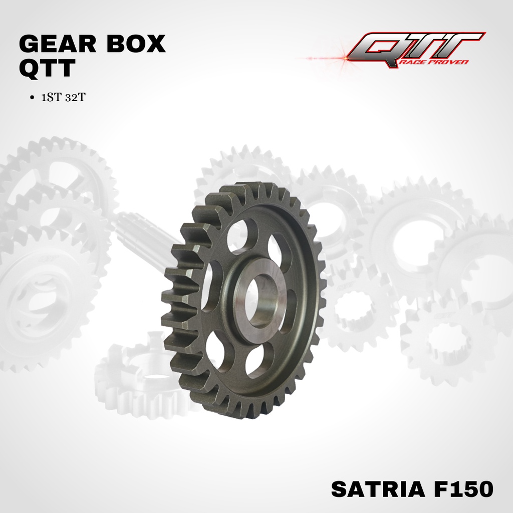 Gear rasio gear box QTT satria fu 150 1st 32T