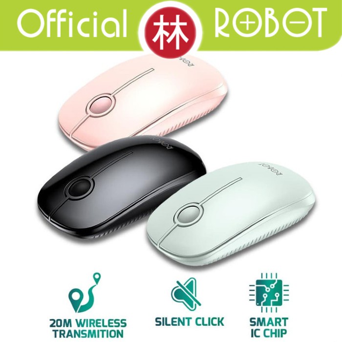 Robot M330 Wireless Mouse Silent Key Cherry Scroll Wheel